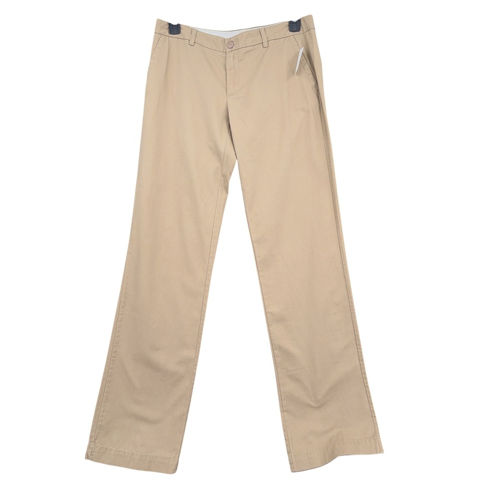 Gap Chino Pants Women 8 X-long 100% Cotton Tan